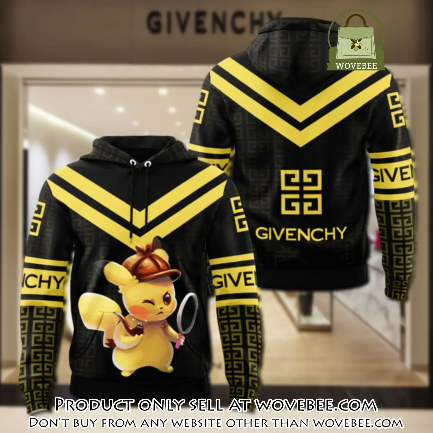 Givenchy pokemon unisex hoodie luxury brand gifts  jh2070 wvb5804907